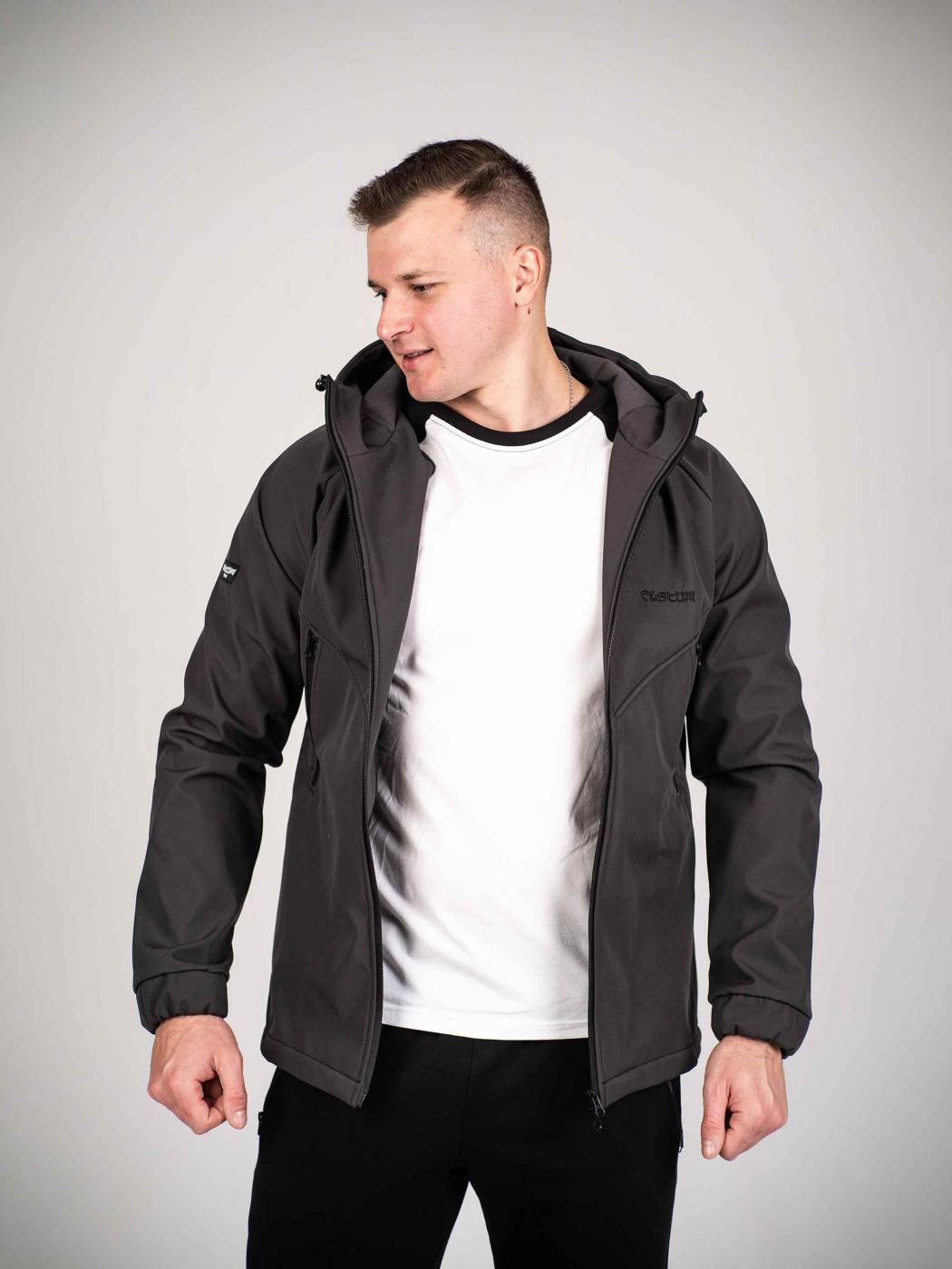 Куртка чоловіча Protection Soft Shell Dark графіт Custom Wear - Фото 10