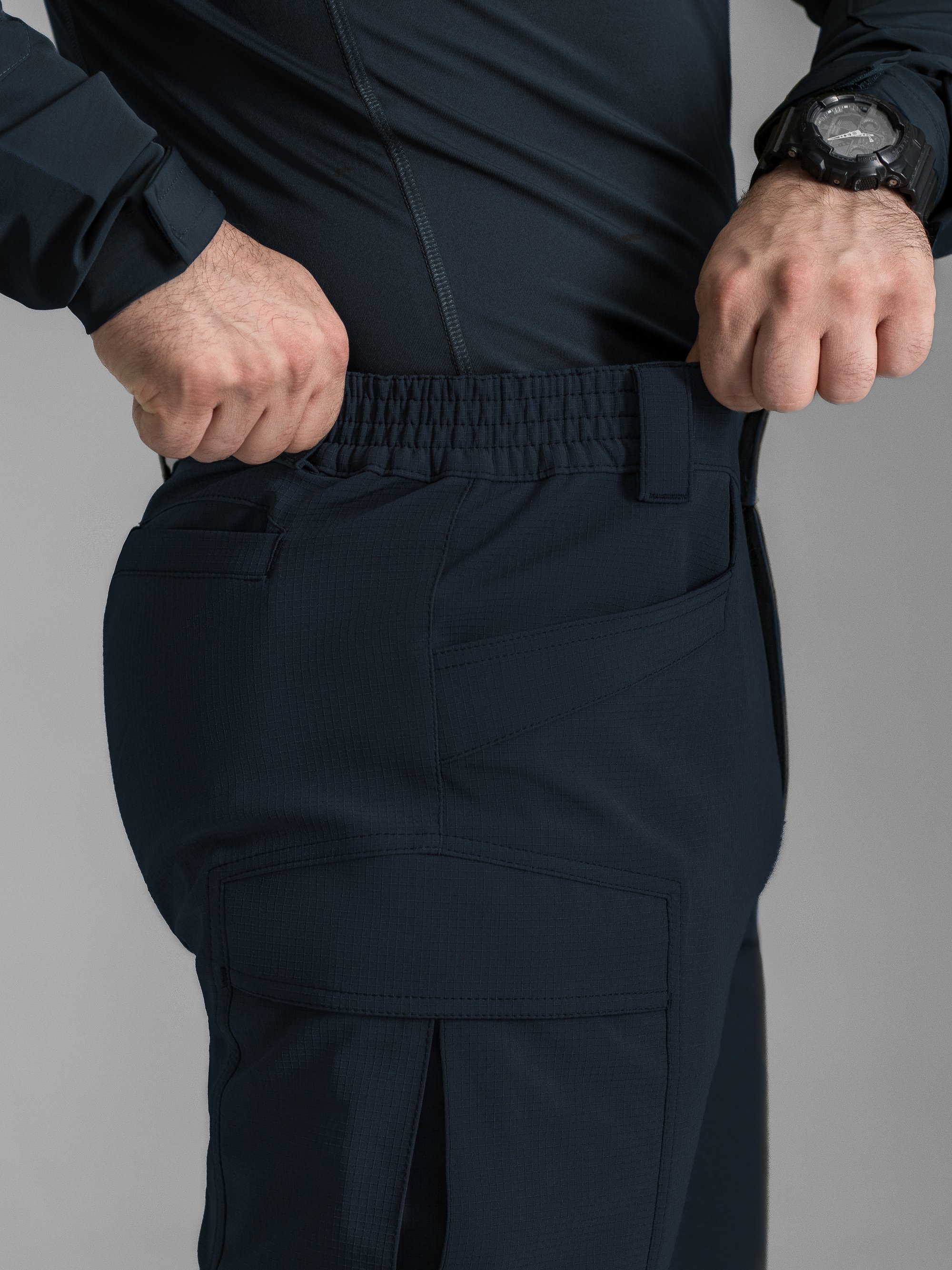 Брюки карго тактичні BEZET Капелан синій - Фото 21