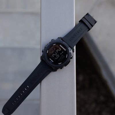 Чоловічий водостійкий тактичний годинник Naviforce Europe Black - Фото 3