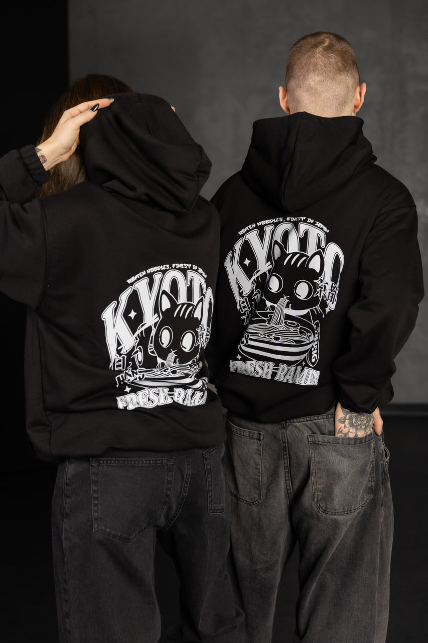 Худі трьохнитка Reload - Fresh Ramen, чорний