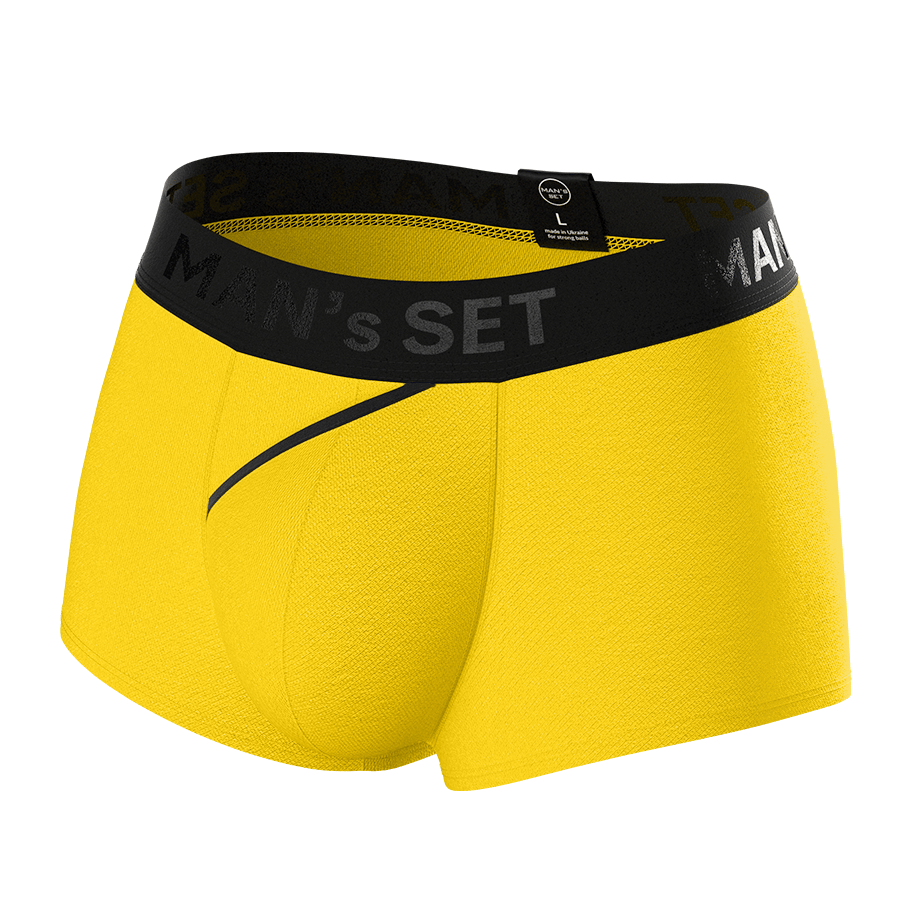 Чоловічі спортивні анатомічні боксери Anatomic Sport 2.0 Black Series, лимонний MansSet