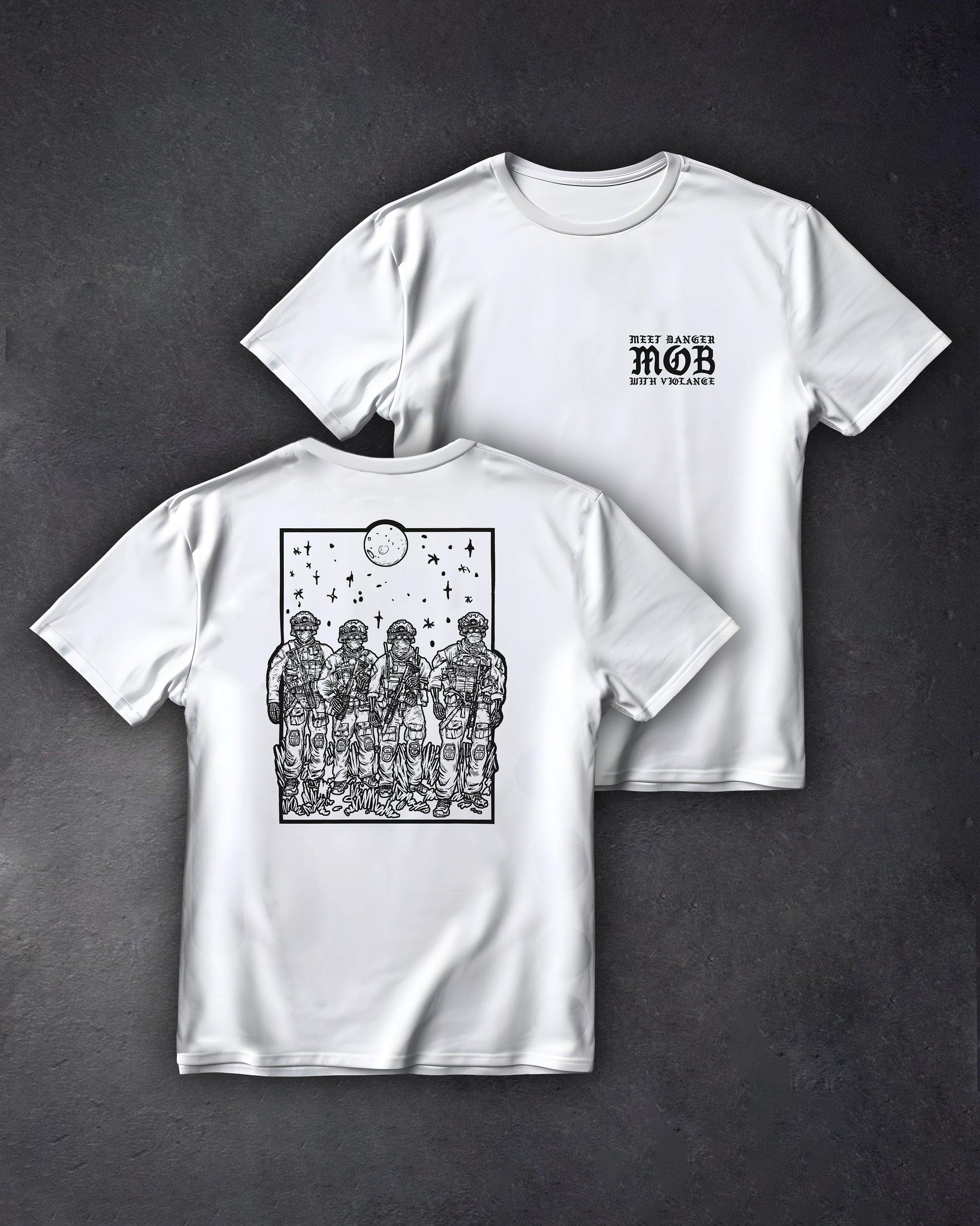 Футболка з принтом Бразе біла We feel