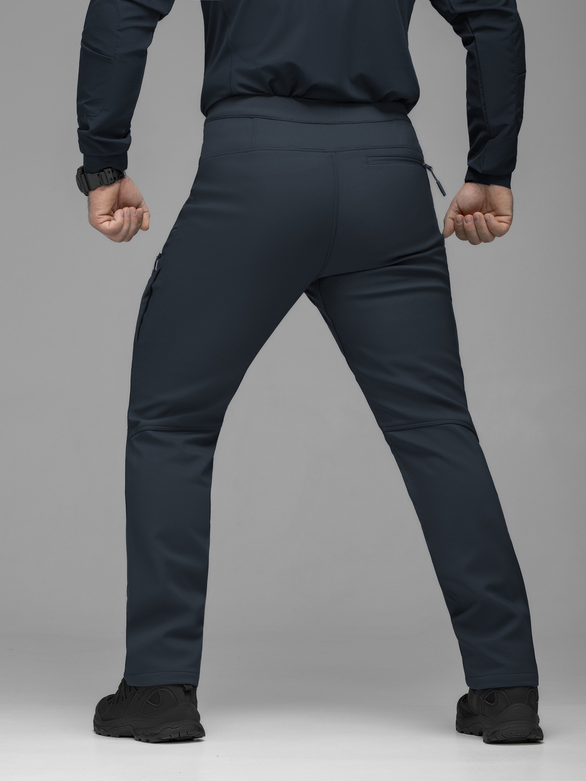 Штани карго тактичні Softshell BEZET Techwear синій - Фото 11