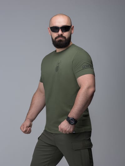Футболка BEZET Scarab Ops хакі - Фото 5