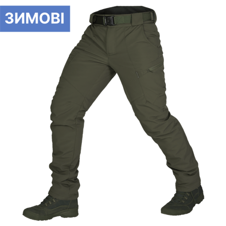 Штани Camotec Cyclone SoftShell Оливковий KOMBAT
