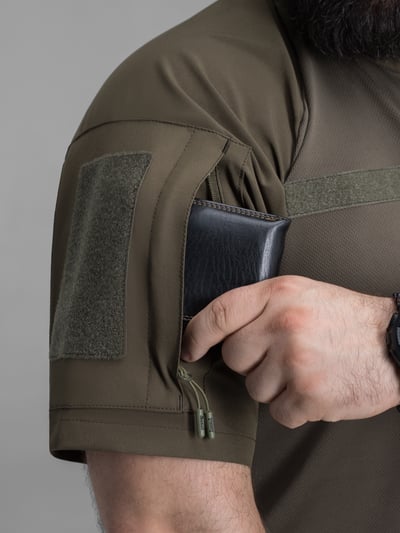Футболка тактична бойова BEZET Combat хакі - Фото 17