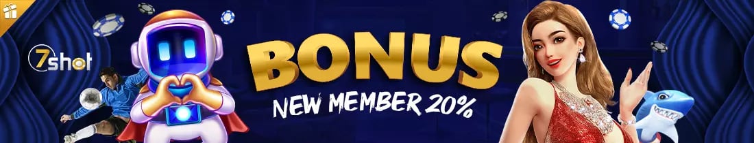 BONUS NEW MEMBER 20%