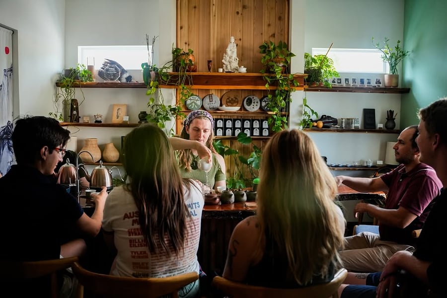 Chinese Tea Tasting at Flow Yoga Westgate in Westgate Austin