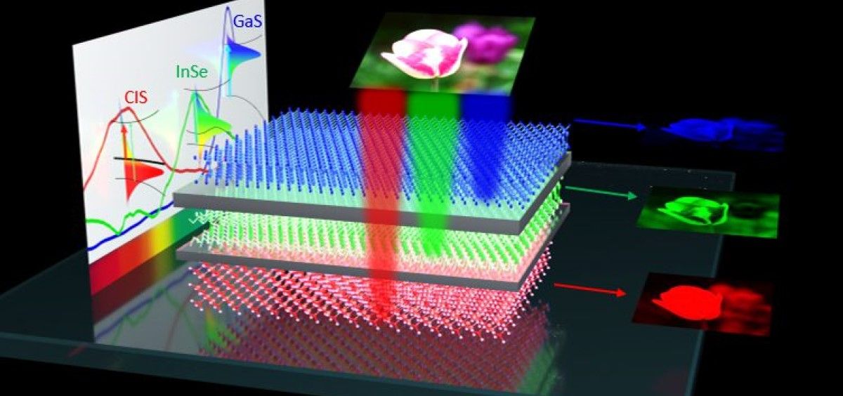 Prototipo 3D del sensor que distingue los colores primarios: amarillo, azul y rojo