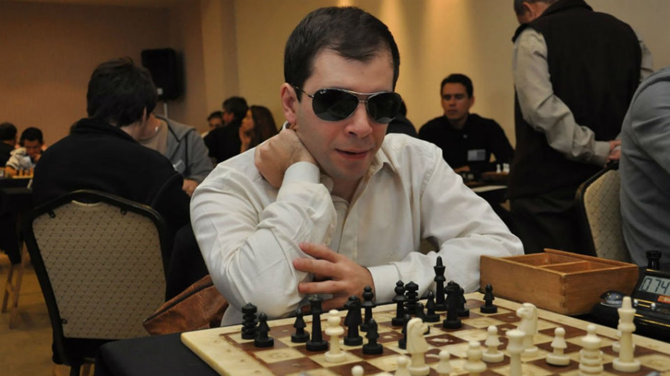 José Luis López, campeón ciego de ajedrez
