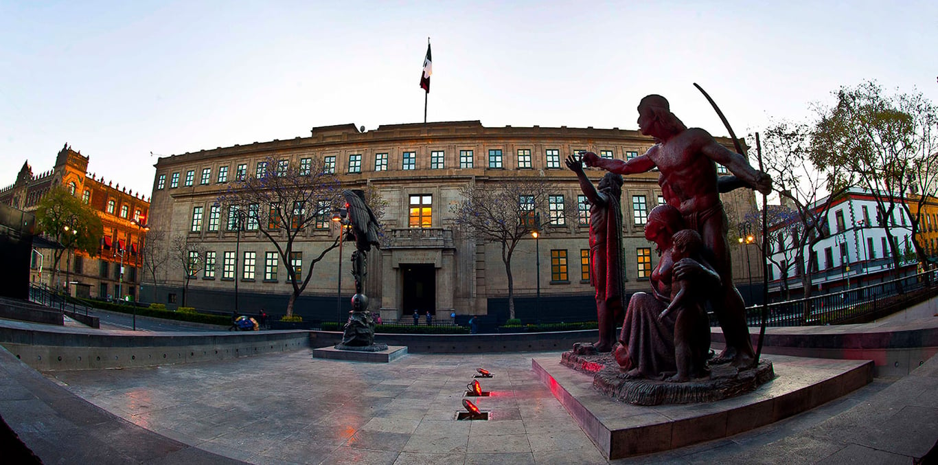 Fachada de la Suprema Corte de Justicia de la Nación.