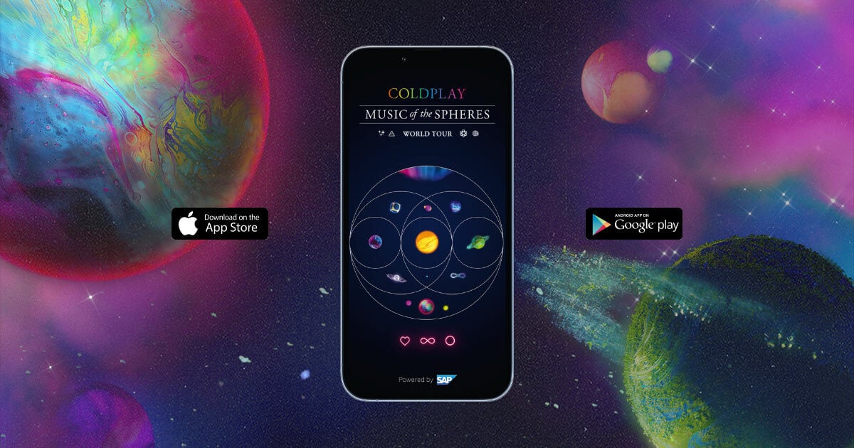 App Coldplay Music Of The Spheres World Tour