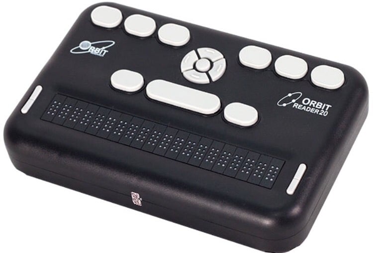 Anotador digital de Braille con teclado