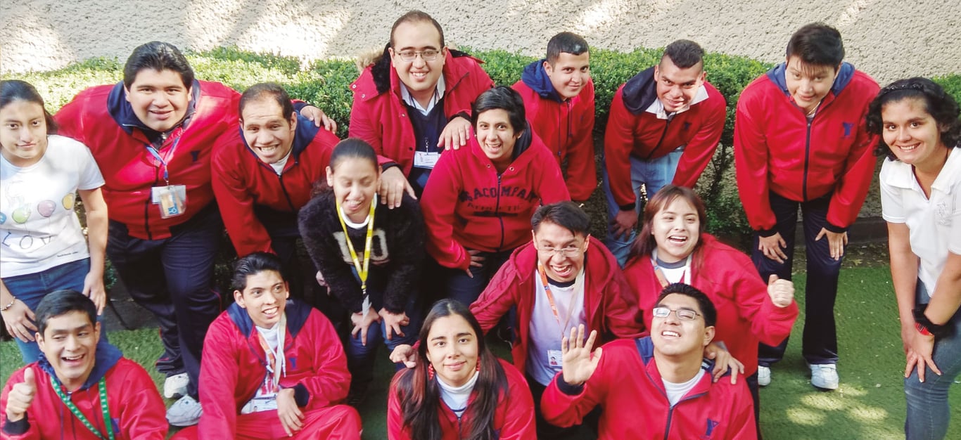 Grupo de jóvenes con discapacidad del programa Vida Independiente