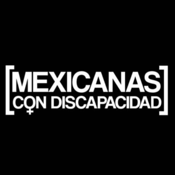 Texto sobre la imagen con fondo negro: Mexicanas con discapacidad.