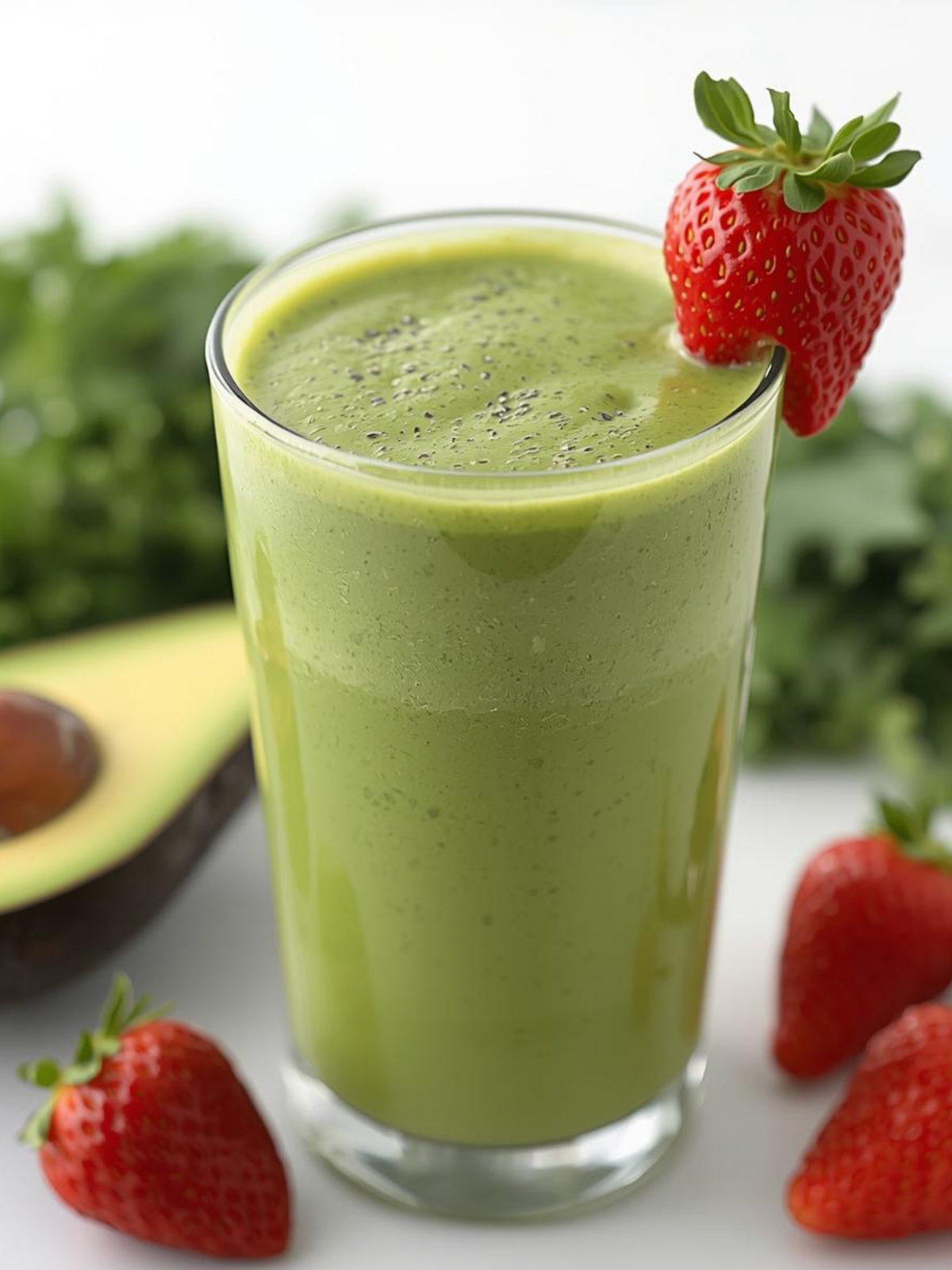 Sinh Tố Cải Kale Bơ Dâu