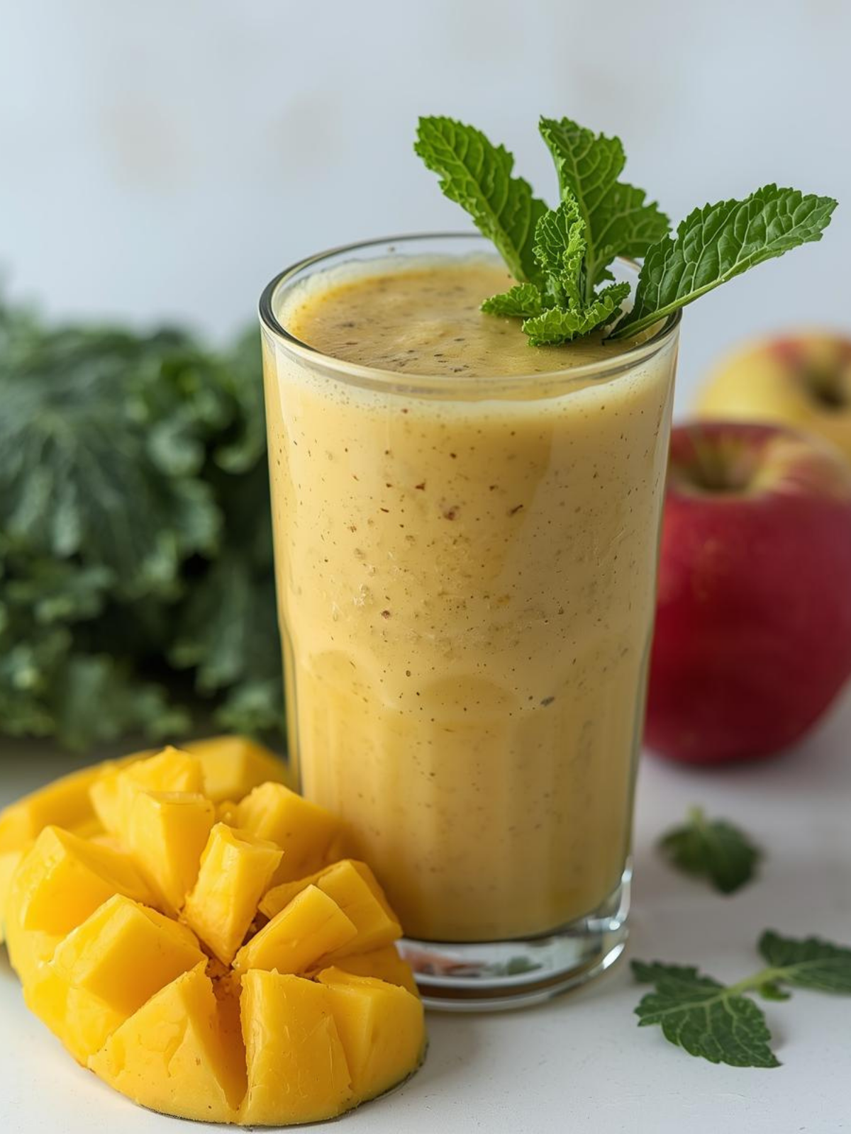 Sinh Tố Cải Kale Xoài Táo