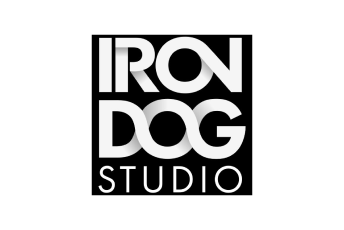 IronDog pelinvalmistajan logo