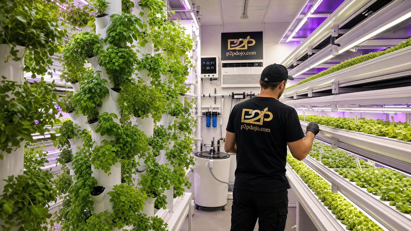 Container Farm Interior
