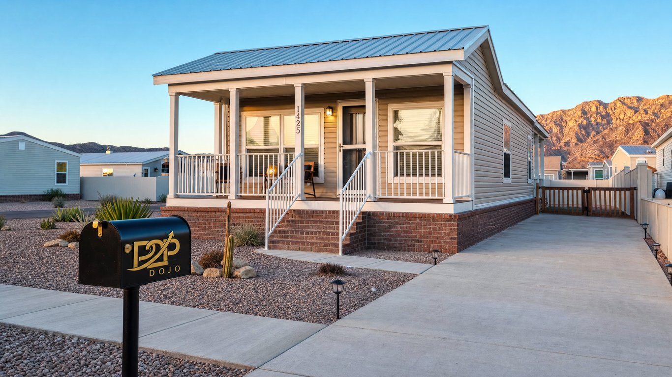 Manufactured Home on Brick