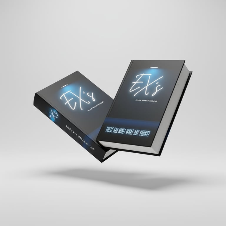 Ex's: These Are Mine! What Are Yours? Book Cover - Self-leadership guide by Navy veteran Dr. Wayne Marcus