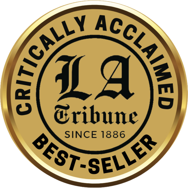 Critically Acclaimed Los Angeles Tribune Best-Seller badge