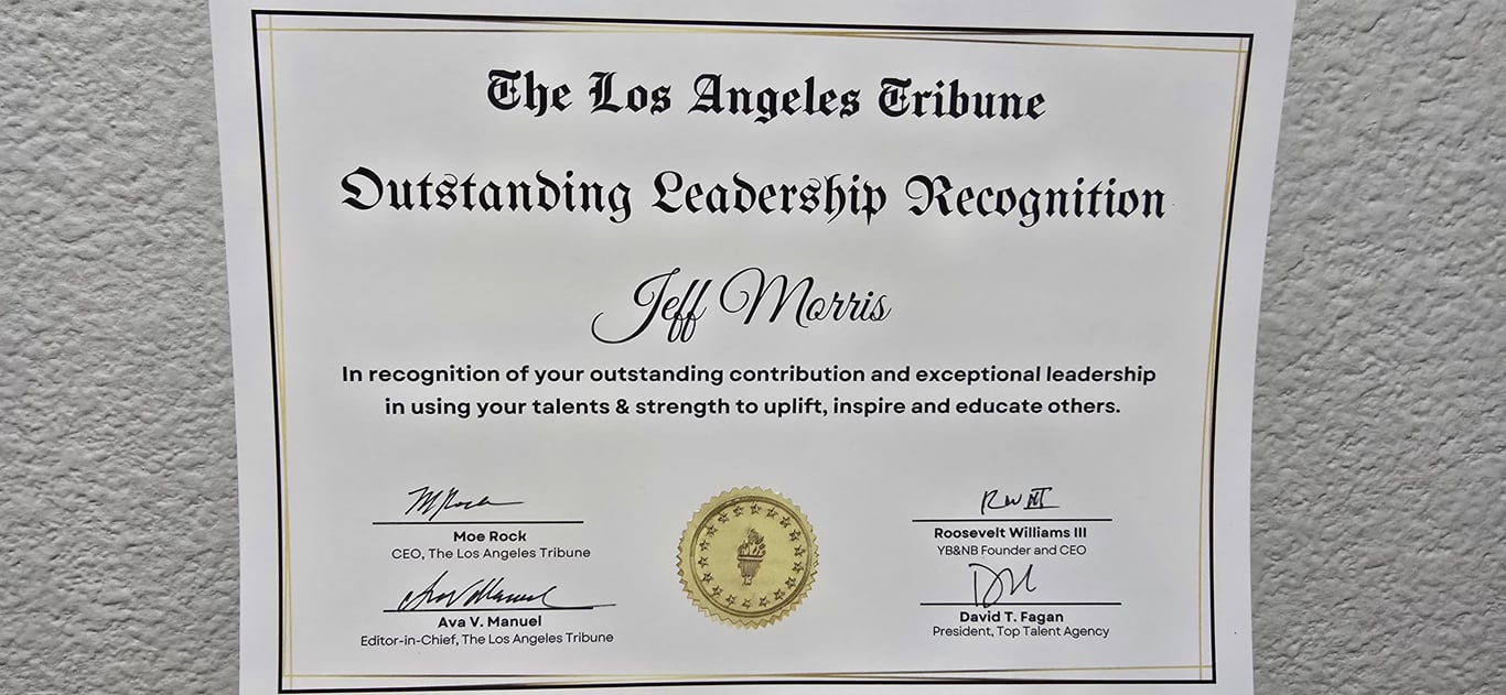 Jeff Morris Certificate 3