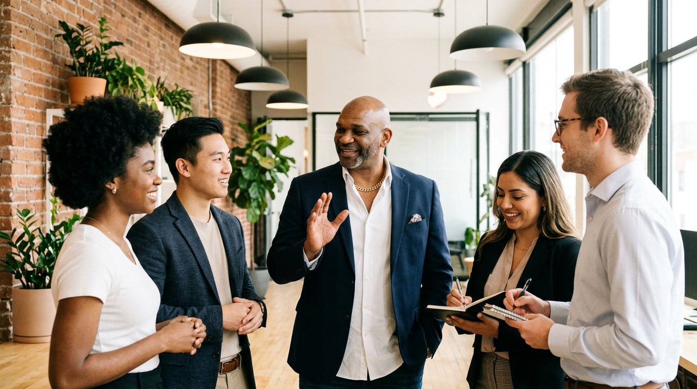 Young professionals in leadership development