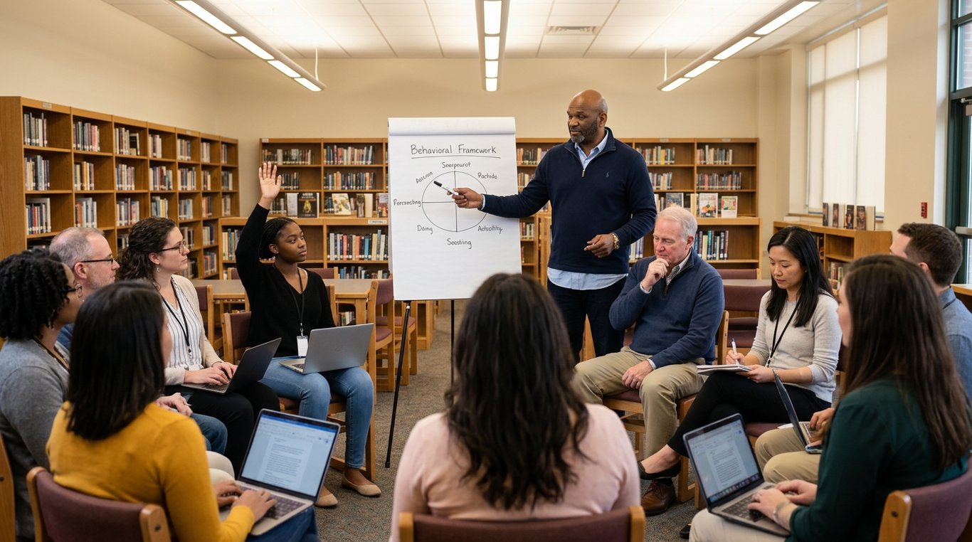 Educators in professional development session