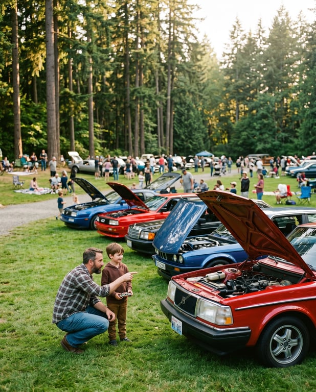 Pacific Northwest community cruise-in, 2024