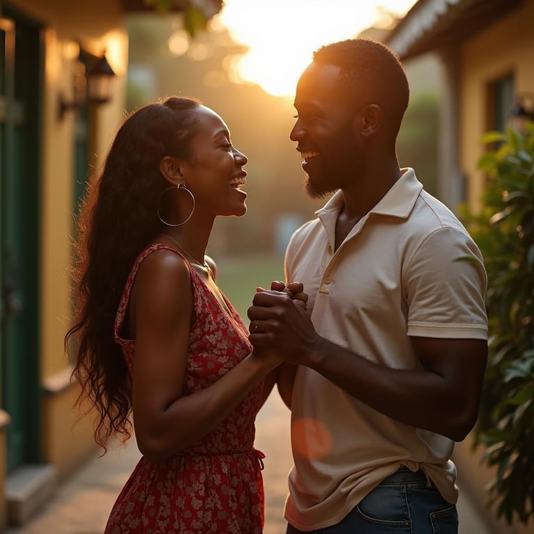 Happy Haitian Couple