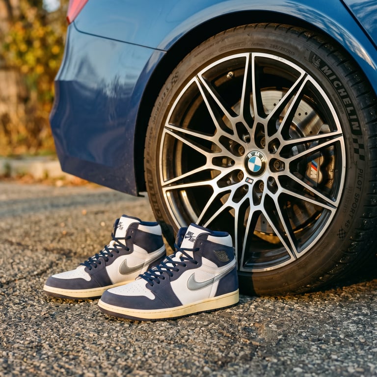 Cars & Kicks meet — sneakers detail
