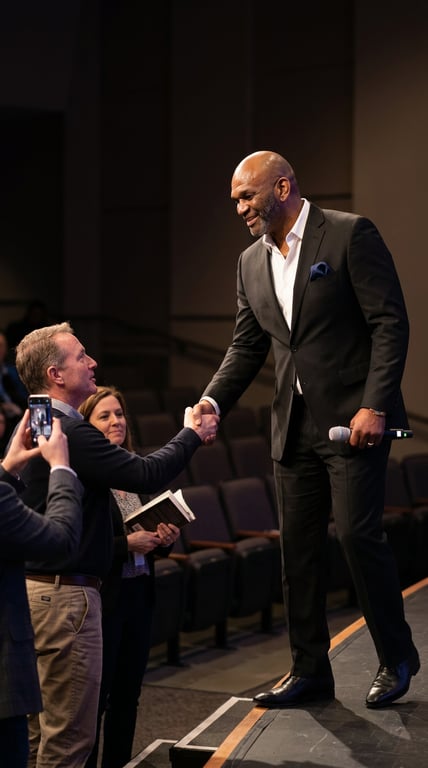 Jeff Morris on stage