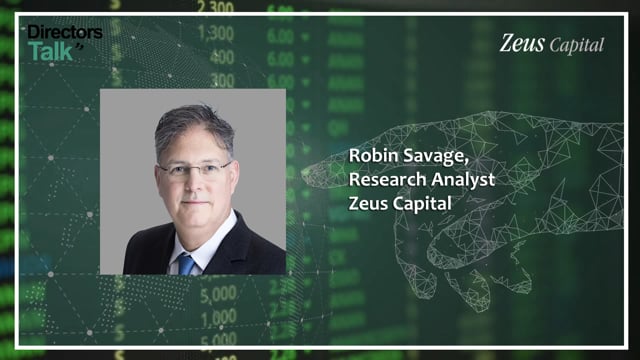 Robin Savage, Zeus Capital
