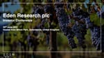 eden research ceo sean smith presents strategy investment case financials and outlook lon eden 640291680 ()