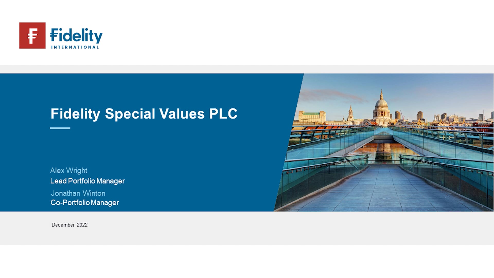 Alex Wright reviews Fidelity Special Values PLC AGM 2022