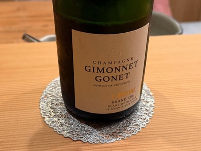 Gimonnet Gonet L'origine Grand Cru Blanc de Blancs のボトル
