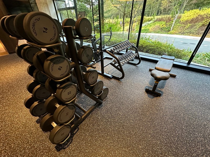 富士スピードウェイホテル Omika Wellness & Spa ダンベル