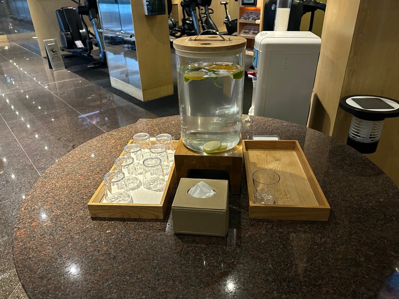 グランドハイアット香港 Plateau Spa フィットネス 水