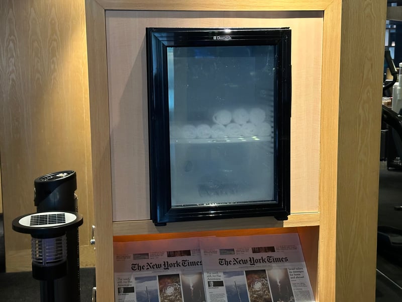 グランドハイアット香港 Plateau Spa フィットネス タオル
