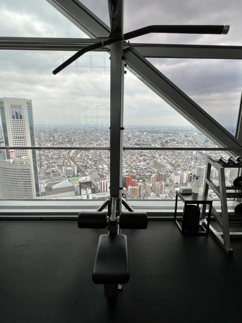 パークハイアット東京 クラブオンザパーク スパ＆フィットネス ラットプルダウン