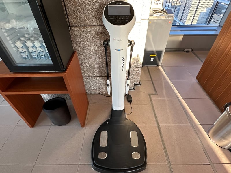パークハイアット東京 クラブオンザパーク スパ＆フィットネス 体組成計
