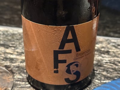 木戸泉 AFS Ensemble の銅色のラベル