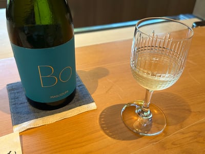 満寿泉 BO とグラス
