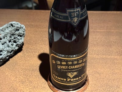 Camus Père & Fils のジュヴレ・シャンベルタン 2017 の瓶