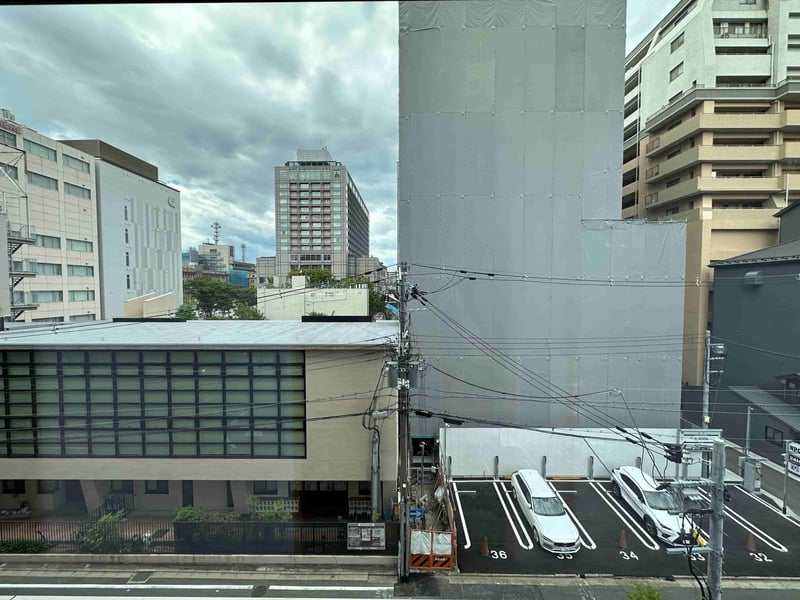 ヒルトン京都 キングデラックススイート 景色