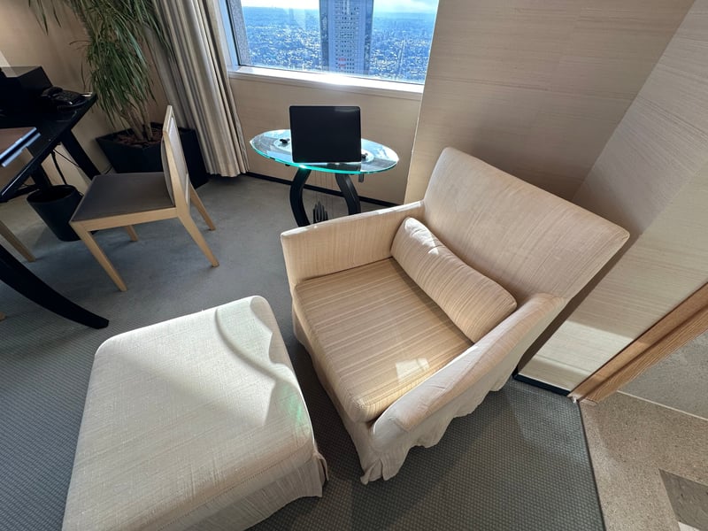 パークハイアット東京 ビューデラックス ソファ