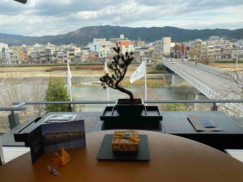 ザ・リッツ・カールトン京都 コーナースイートMINAMI 景色