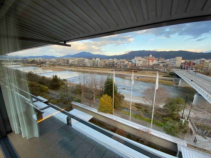 ザ・リッツ・カールトン京都 コーナースイートMINAMI 景色