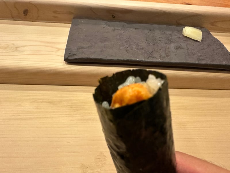 バフン雲丹の手巻き